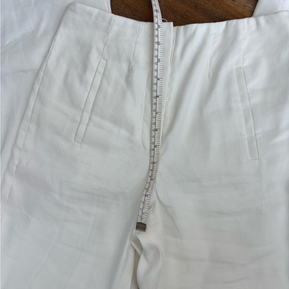 Veronica Beard Jude Pant Size 4 white Linen - Picture 10 of 16